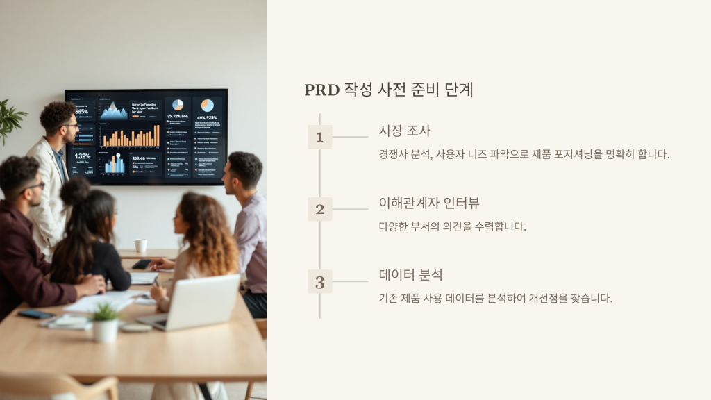PRD 사전 준비 단계
