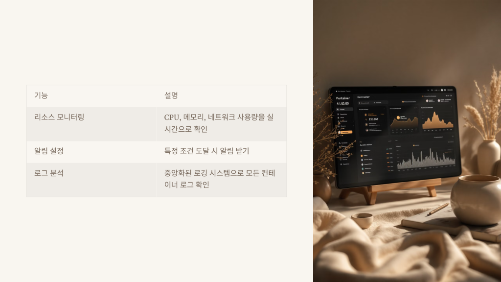 모니터링 및 알림 설정