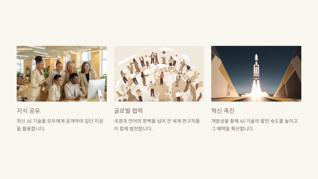 허깅페이스의 핵심 철학: 오픈소스와 협력