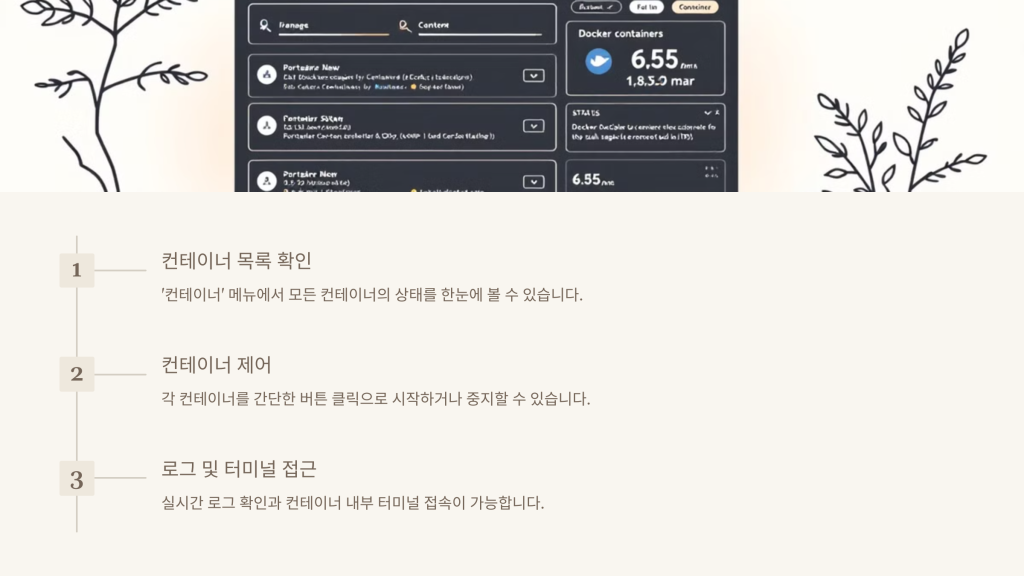 컨테이너 관리하기