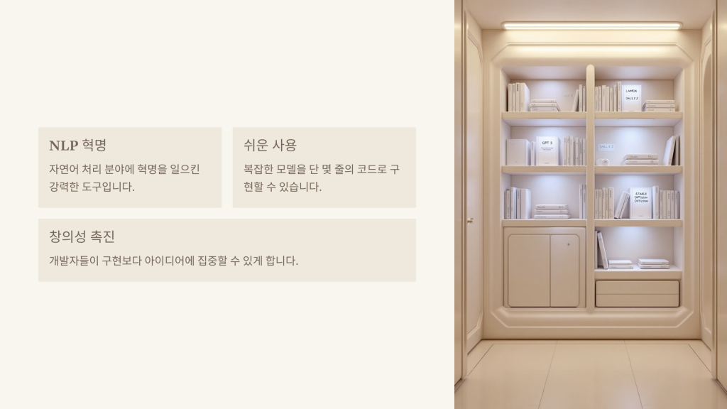 트랜스포머 라이브러리: NLP의 혁명
