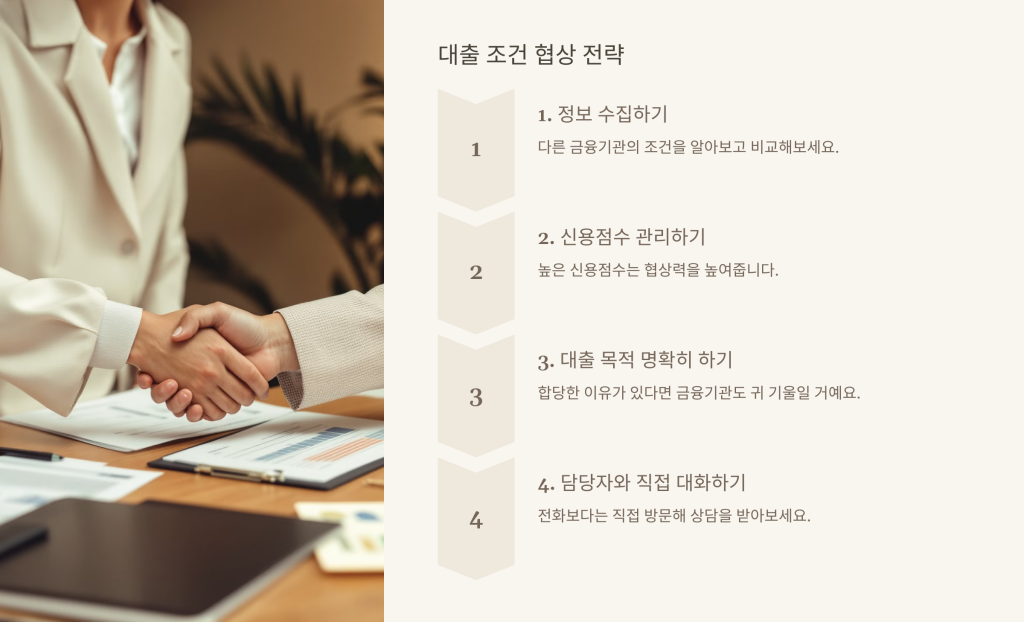 대출 조건 협상 전략
