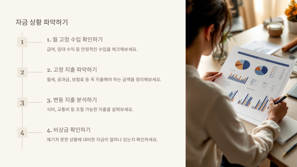 자금 상황 파악하기