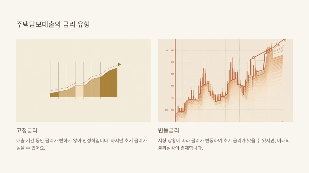 주택담보대출의 금리 유형