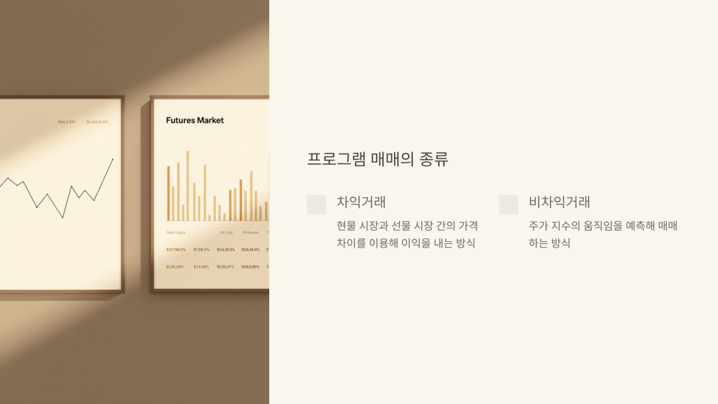 프로그램 매매의 종류