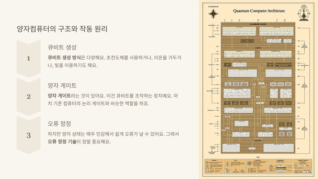 양자컴퓨터의 구조와 작동 원리