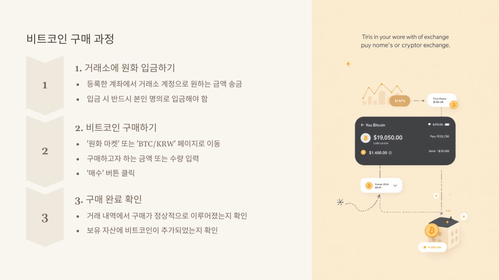 비트코인 구매 과정