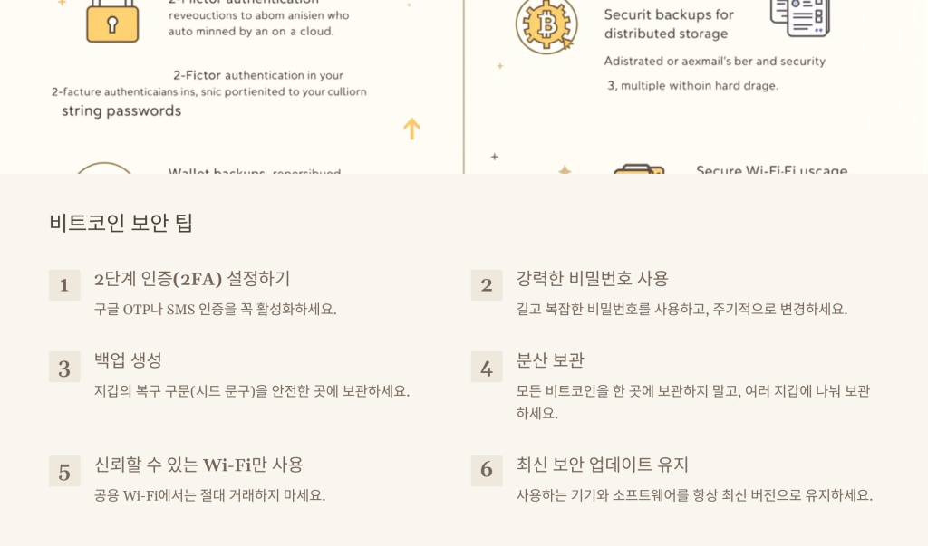 비트코인 보안 팁