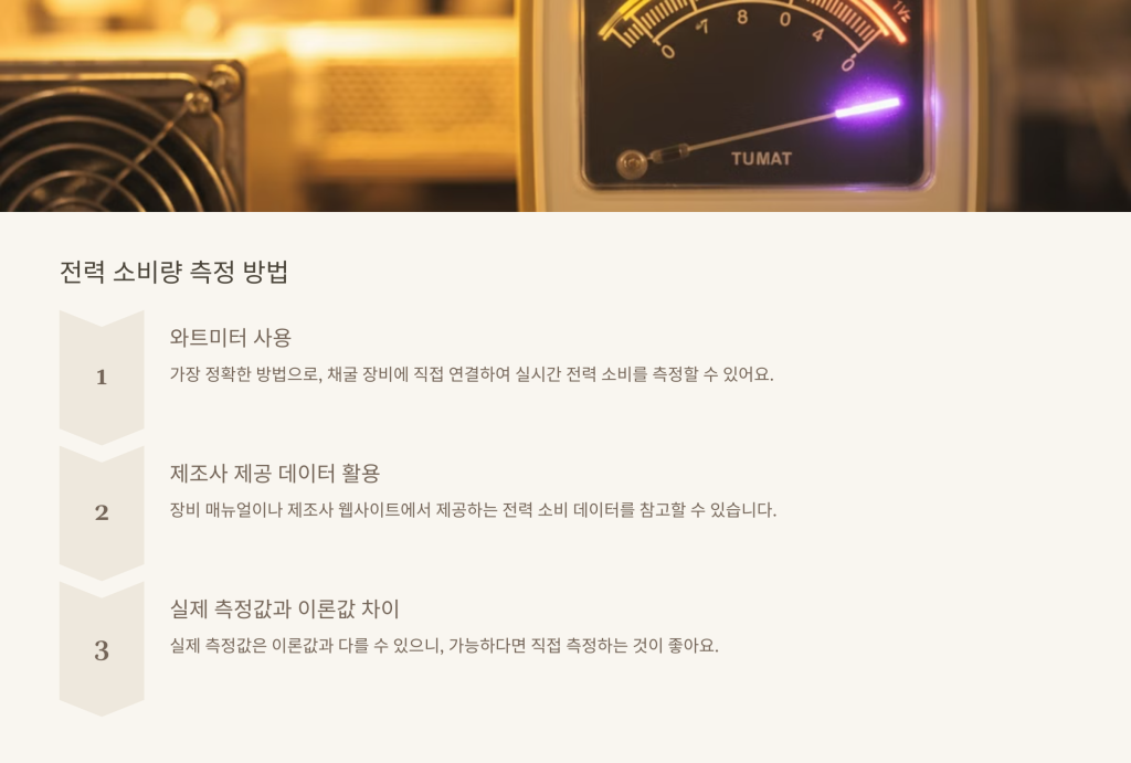 전력 소비량 측정 방법