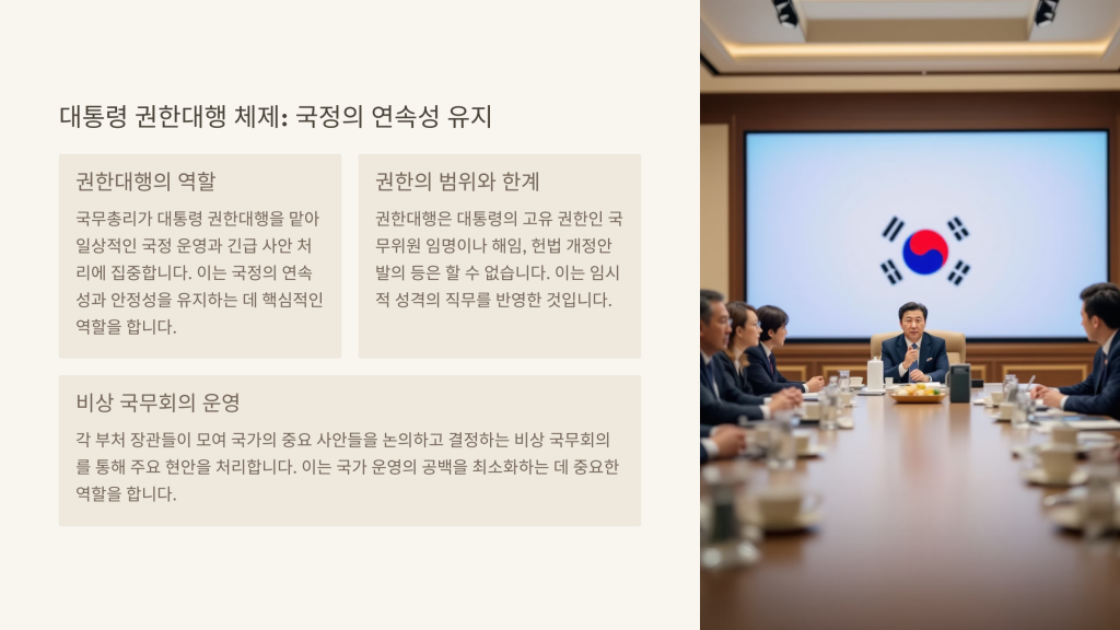 대통령 권한 대행 체제