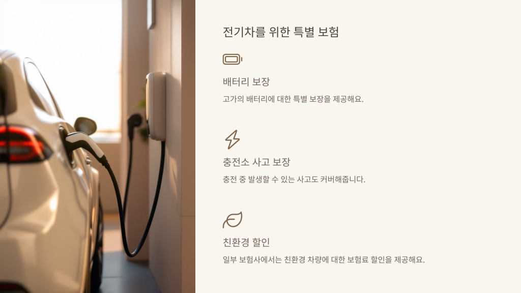 전기차를 위한 특별 보험
