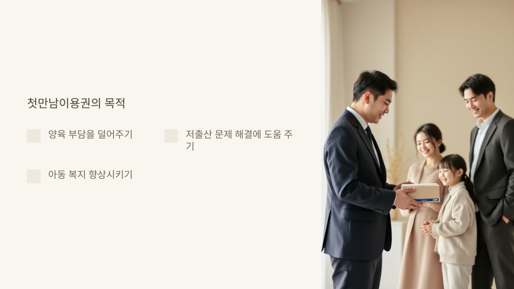 첫만남이용권의 목적
