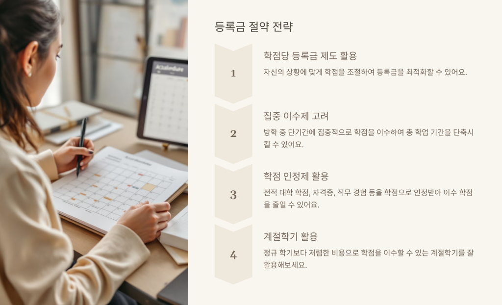 등록금 절약 전략